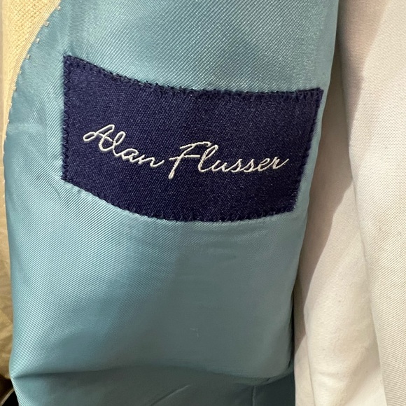 Alan Flusser mens Blazer size 44L a blend of fabrics. - Picture 9 of 13